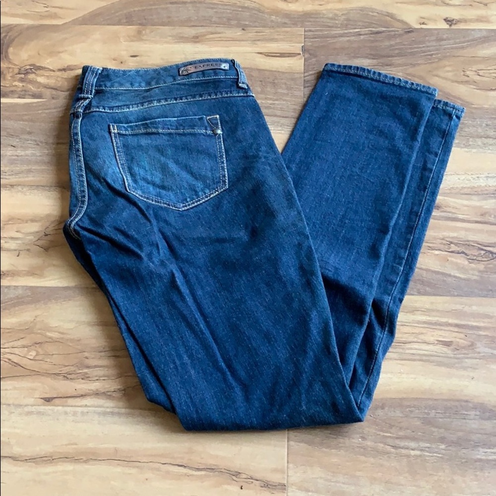 Express Eva curvy fit skinny jeans size 4r midrise